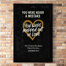 Load image into Gallery viewer, Divine Blueprint – Jeremiah 29:11 Poster Print