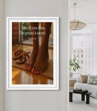 Load image into Gallery viewer, This Ground Is Sacred – Exodus 3:5 Poster Print