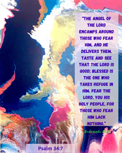 Load image into Gallery viewer, Psalm 34:7