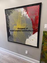 Load image into Gallery viewer, Grace Over Chaos | 48 Ă— 48 Original Painting by Andromeda Cook