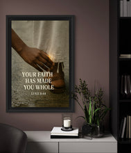 Load image into Gallery viewer, Touched the Hem – Luke 8:44 Poster Print