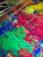 Load image into Gallery viewer, Limited Edition Hand-Embellished Print of the “Flower of Life”