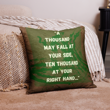 Load image into Gallery viewer, Psalm 91:7 Throw Pillow