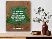 Load image into Gallery viewer, Proverbs 12:18