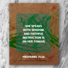 Load image into Gallery viewer, Proverbs 31:26