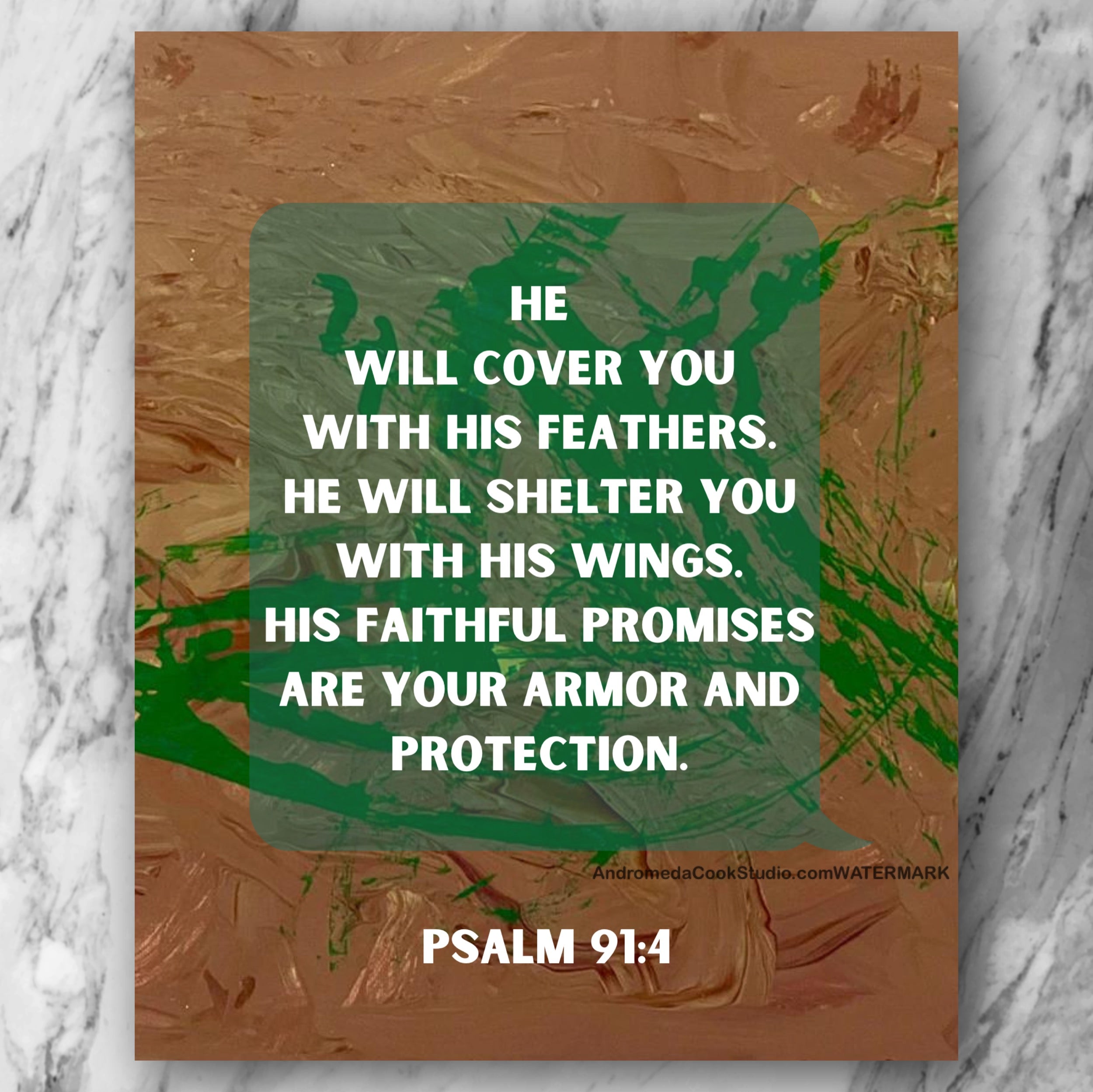 Psalm 91:4 – Andromeda Cook's Studio