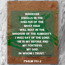 Load image into Gallery viewer, Psalm 91:1-2