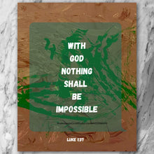 Load image into Gallery viewer, Luke 1:37