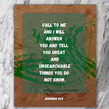 Load image into Gallery viewer, Jeremiah 33:3