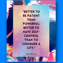 Load image into Gallery viewer, Proverbs 16:32