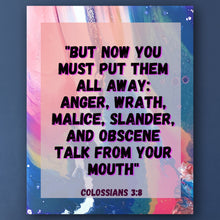 Load image into Gallery viewer, Colossians 3:8
