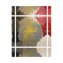 Load image into Gallery viewer, Grace Over Chaos modern abstract comforter set inspired by painting by Andromeda Cook. House of Purpose Collection.