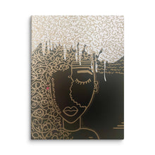 Load image into Gallery viewer, Contemporary faith inspired canvas art Touch Not My Anointed by Philadelphia artist Andromeda Cook representing spiritual unity and purpose