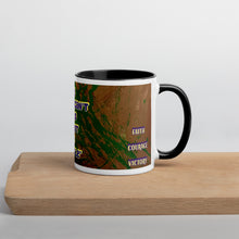 Load image into Gallery viewer, Wilma Rudolph inspirational quote mug with black interior and motivational message about perseverance and strength.