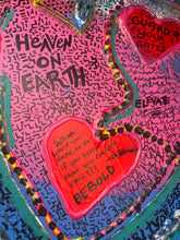 Load image into Gallery viewer, Texture detail from Heaven On Earth original painting by Philadelphia Artist Andromeda Cook