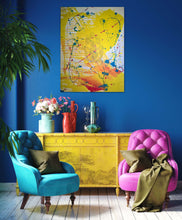 Load image into Gallery viewer, Hamsa – Original Spiritual Abstract Painting by Andromeda Cook | Contemporary Fine Art