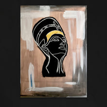 Load image into Gallery viewer, Queen Nefertiti – Original Figurative Painting by Andromeda Cook | Contemporary Fine Art