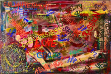 Load image into Gallery viewer, My Heart Is In Chicago museum scale artwork by Andromeda Cook from the 10K Collection displayed in a contemporary designer interior.