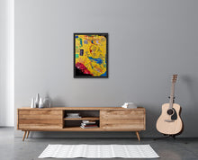 Load image into Gallery viewer, Mixed media affirmation artwork titled Self Love by Philadelphia artist Andromeda Cook with handwritten words about confidence, healing, relationships, and positive energy.