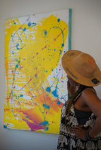 Load image into Gallery viewer, Hamsa – Original Spiritual Abstract Painting by Andromeda Cook | Contemporary Fine Art

