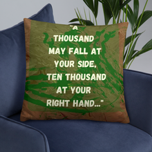 Load image into Gallery viewer, Psalm 91:7 Throw Pillow
