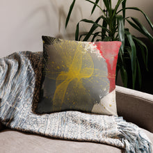 Load image into Gallery viewer, Grace Over Chaos abstract art premium pillow by Andromeda Cook. House of Purpose Collection.

