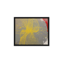 Load image into Gallery viewer, Grace Over Chaos abstract framed wall art featuring original painting by Andromeda Cook. House of Purpose Collection.
