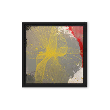 Load image into Gallery viewer, Grace Over Chaos framed abstract fine art canvas by Andromeda Cook. House of Purpose Collection.

