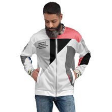 Load image into Gallery viewer, Artistic bomber jacket featuring original Andromeda Cook artwork
