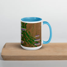 Load image into Gallery viewer, Inspirational perseverance mug inspired by Wilma Rudolph featuring original artwork from Andromeda Cook Studio.
