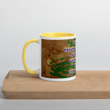 Load image into Gallery viewer, Motivational perseverance mug inspired by Wilma Rudolph featuring original artwork from Andromeda Cook Studio.
