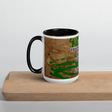 Load image into Gallery viewer, Motivational coffee mug inspired by Wilma Rudolph with original artwork by Lamonte from Andromeda Cook Studio.
