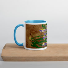 Load image into Gallery viewer, Motivational coffee mug inspired by Olympic legend Wilma Rudolph with perseverance quote artwork.
